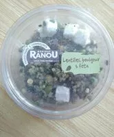Количество сахара в Salade composée lentilles, boulgour et fêta