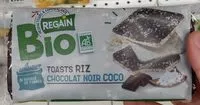含糖量 Toasts riz au chocolat et à la noix de coco bio