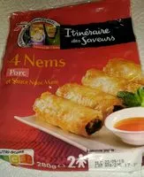 Suhkru kogus sees Nems porc et sauce nuoc mam
