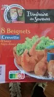 Cantidad de azúcar en 8 beignets de crevette et sauce aigre-douce