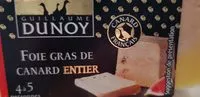 Количество сахара в Foie gras de canard entier