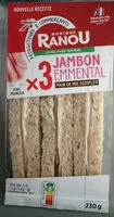 Jumlah gula yang masuk Sandwichs au jambon