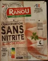 Suhkru kogus sees Blanc de poulet