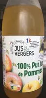 Sucre et nutriments contenus dans Jus de nos vergers