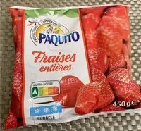 Jumlah gula yang masuk Fraises entieres
