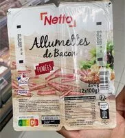 Suhkru kogus sees Allumettes de bacon