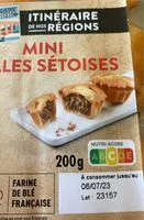चीनी की मात्रा Mini tielles setoises