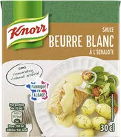 Amount of sugar in Knorr Sauce Chaude Beurre Blanc à l'Échalote Brique 30cl