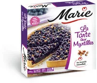 Suhkru kogus sees Tarte aux myrtilles