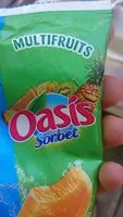 Jumlah gula yang masuk Oasis Sorbet