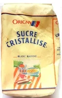 Sucre et nutriments contenus dans Origny