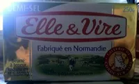 İçindeki şeker miktarı Elle & Vire (beurre) demi-sel