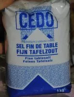 Sucre et nutriments contenus dans Cedo