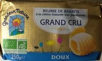 Sucre et nutriments contenus dans Grand cru grandeur nature