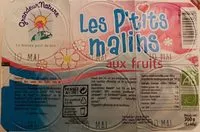İçindeki şeker miktarı Les P'tits malins aux fruits