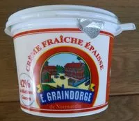 Jumlah gula yang masuk Crème Fraîche Épaisse de Normandie (42 % MG)