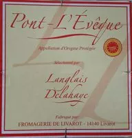 入っている砂糖の量 Pont-l'évêque