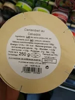 Cantidad de azúcar en Camembert au calvados, 20%MG