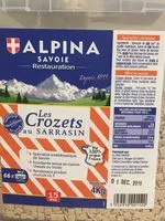 Sucre et nutriments contenus dans Alpina savoie restauration