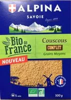 चीनी की मात्रा Couscous Complet Bio de France