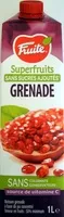 Jumlah gula yang masuk Superfruits Grenade sans sucres ajoutés