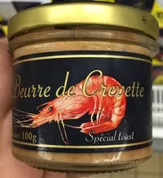 Zuckermenge drin Beurre de Crevette spécial toast