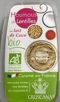 Zuckermenge drin Houmous de lentilles au lait de coco