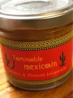 Sucre et nutriments contenus dans Tartinable mexicain