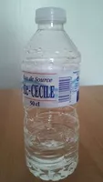 Sucre et nutriments contenus dans Source ste cecile