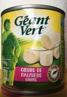 Cantidad de azúcar en Cœur de palmiers coupés