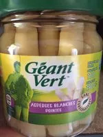 Jumlah gula yang masuk Pointes d'asperges blanches, non calibrées