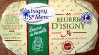 Cantidad de azúcar en Beurre d'Isigny demi sel