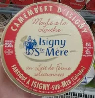 Zuckermenge drin Camembert d'Isigny (22% MG)
