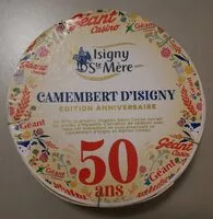 चीनी की मात्रा Camembert d'Isigny - edition anniversaire 50 ans