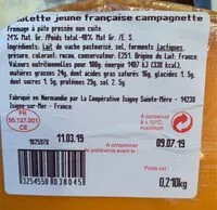 Cantidad de azúcar en Mimolette jeune française campagnette