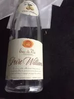 中的糖分和营养成分 Poire williams