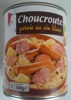 入っている砂糖の量 Choucroute garnie au vin blanc