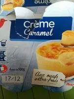 含糖量 AUCHAN COEUR Crème caramel