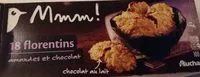 Jumlah gula yang masuk Florentins aux amandes effilées sur lit de chocolat au lait