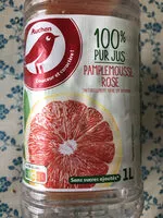 入っている砂糖の量 PAMPLEMOUSSE ROSE - Pur Jus - avec pulpe