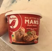 Amount of sugar in Rillettes du Mans pur porc sans conservateur
