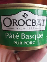 Amount of sugar in Pate Basque au foie de porc OROCBAT
