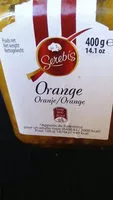 चीनी की मात्रा 6 Paquets De Confiture à L'orange (50%)