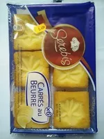 चीनी की मात्रा Carrés au Beurre