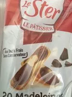 Zuckermenge drin Madeleines Longues Marbrées au Chocolat Lot ×2