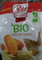 Cantidad de azúcar en Madeleine coquille nature bio