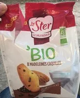 Zuckermenge drin 8 madeleines coquilles aux pépites de chocolat bio