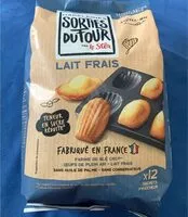 Quantité de sucre dans Madeleines sorties du four