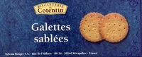 Sucre et nutriments contenus dans Biscuiterie du cotentin