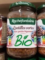 Cantidad de azúcar en Lentilles vertes aux petits légumes BIO